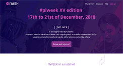 Desktop Screenshot of piweek.com